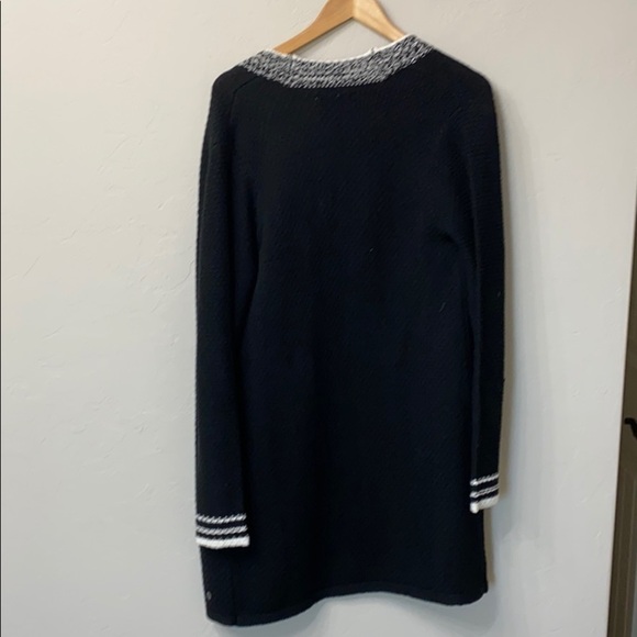 Coldwater Creek Black long open cardigan S.NWT - Picture 8 of 14